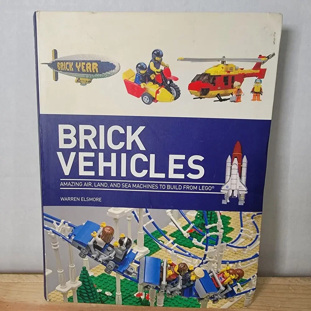 BOOK Brick Vehicles by Warren Elsmore